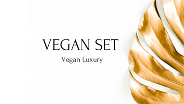 logo vegan set